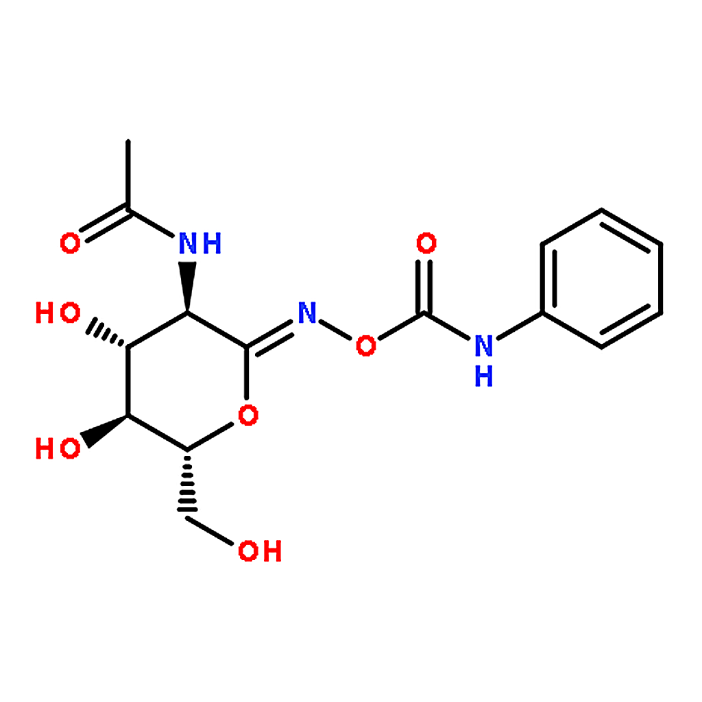 RHAWN O-(2-Acetamido-2-deoxy-D-glucopyranosylidene)amino N-phenyl carbamate