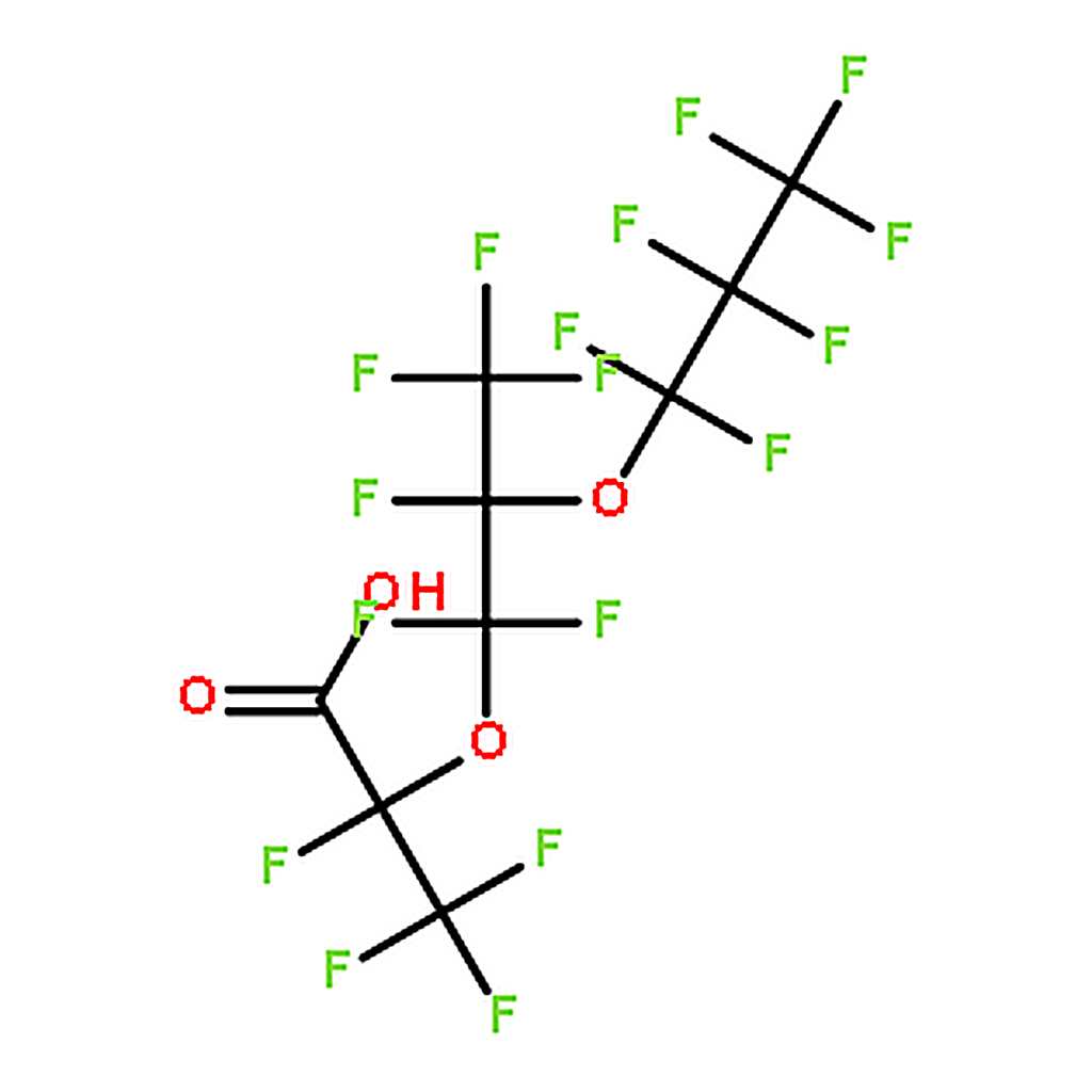 RHAWN 2,3,3,3-Tetrafluoro-2-(1,1,2,3,3,3-hexafluoro-2-(perfluoropropoxy)propoxy)propanoic acid