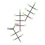 RHAWN 2,3,3,3-Tetrafluoro-2-(1,1,2,3,3,3-hexafluoro-2-(perfluoropropoxy)propoxy)propanoic acid
