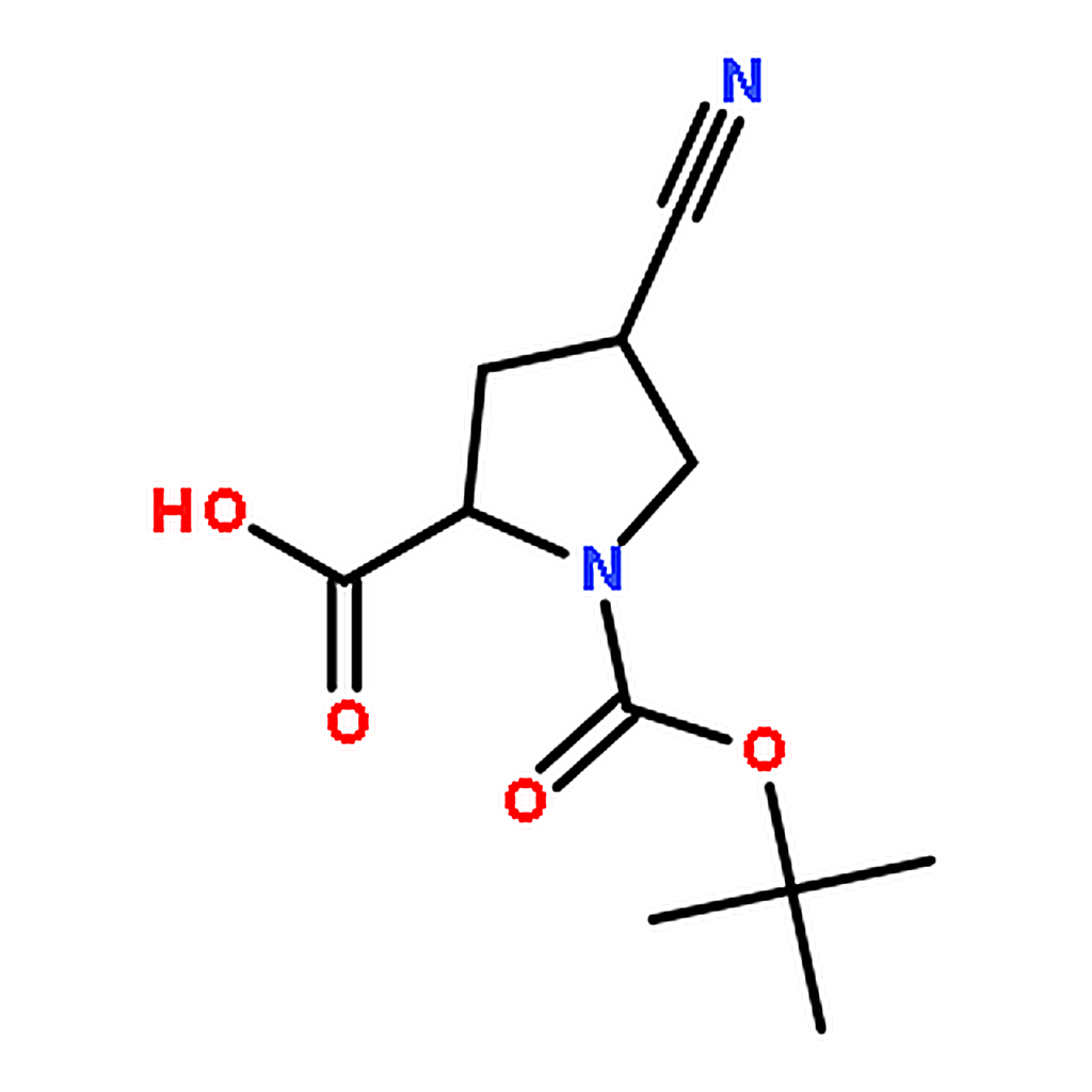 RHAWN (2S,4S)-1-(tert-Butoxycarbonyl)-4-cyanopyrrolidine-2-carboxylic acid