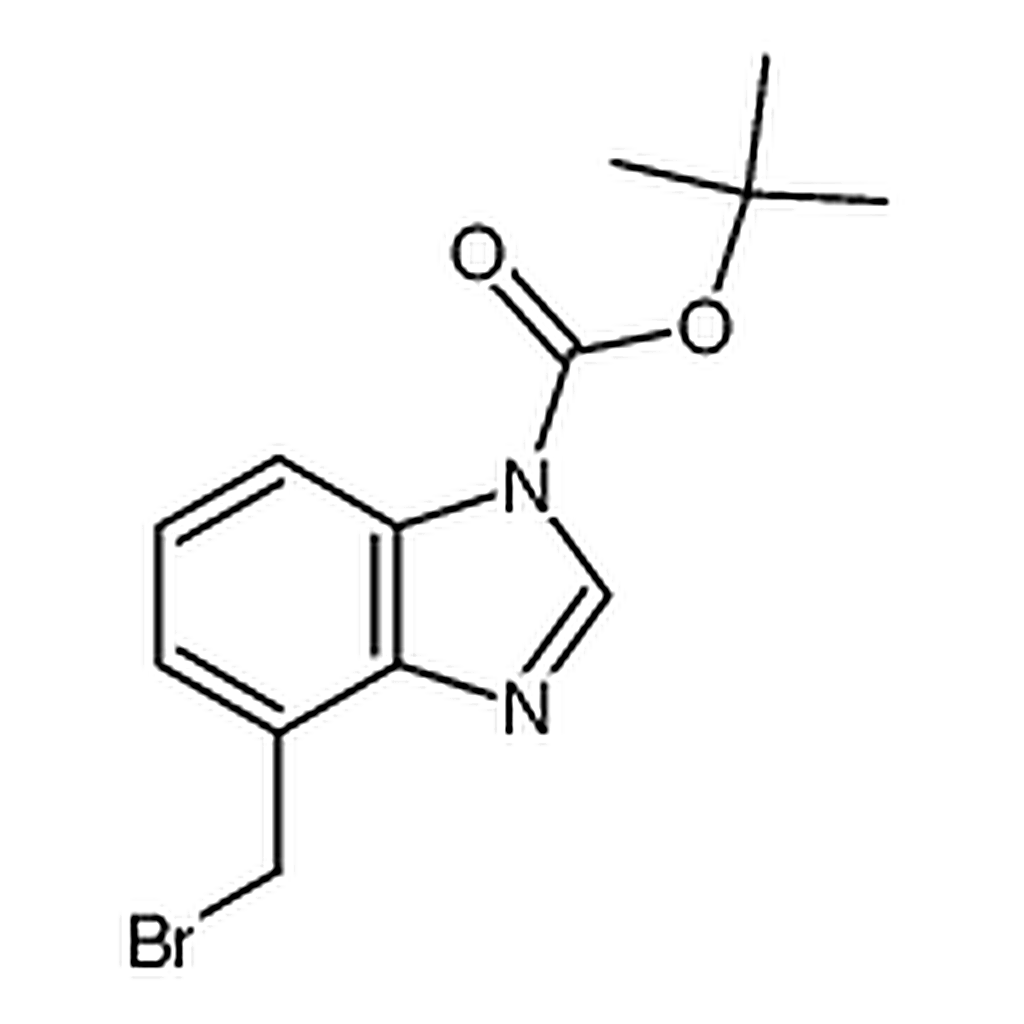 RHAWN tert-Butyl 4-(bromomethyl)-1H-benzo[d]imidazole-1-carboxylate