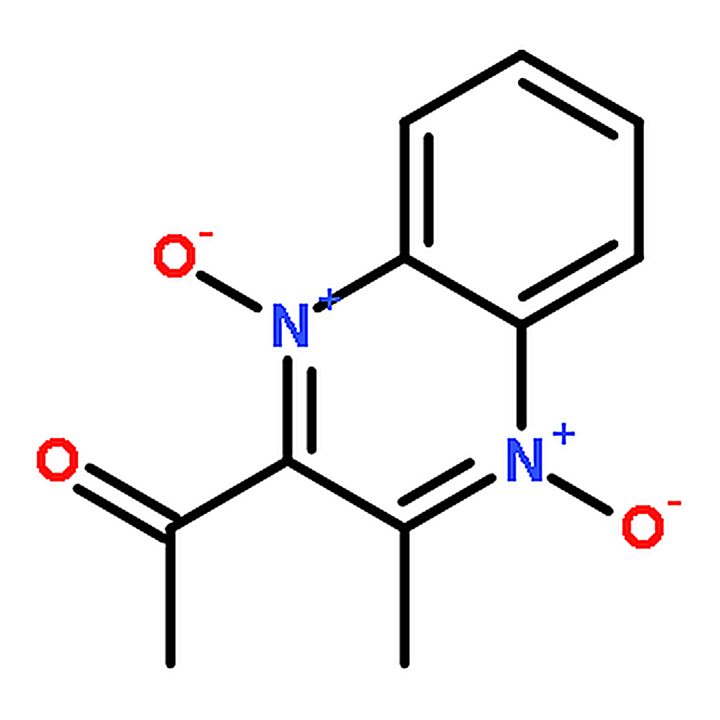 RHAWN 2-Acetyl-3-methylquinoxaline-1,4-dioxide