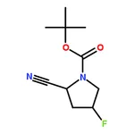 RHAWN Tert-butyl(2s,4r)-2-cyano-4-fluoropyrrolidine-1-carboxylate