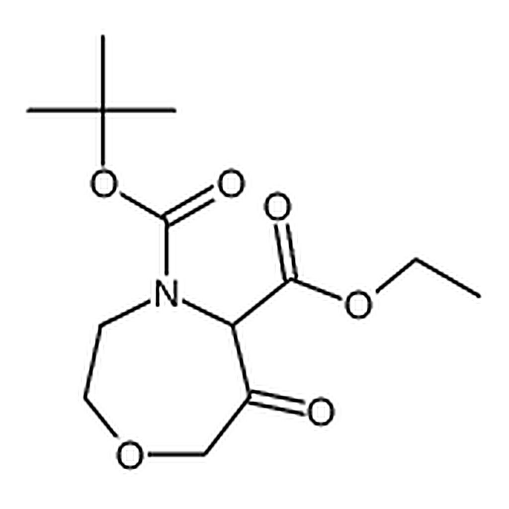 RHAWN 4-tert-Butyl 5-ethyl 6-oxo-1，4-oxazepane-4，5-dicarboxylate