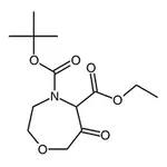 RHAWN 4-tert-Butyl 5-ethyl 6-oxo-1,4-oxazepane-4,5-dicarboxylate