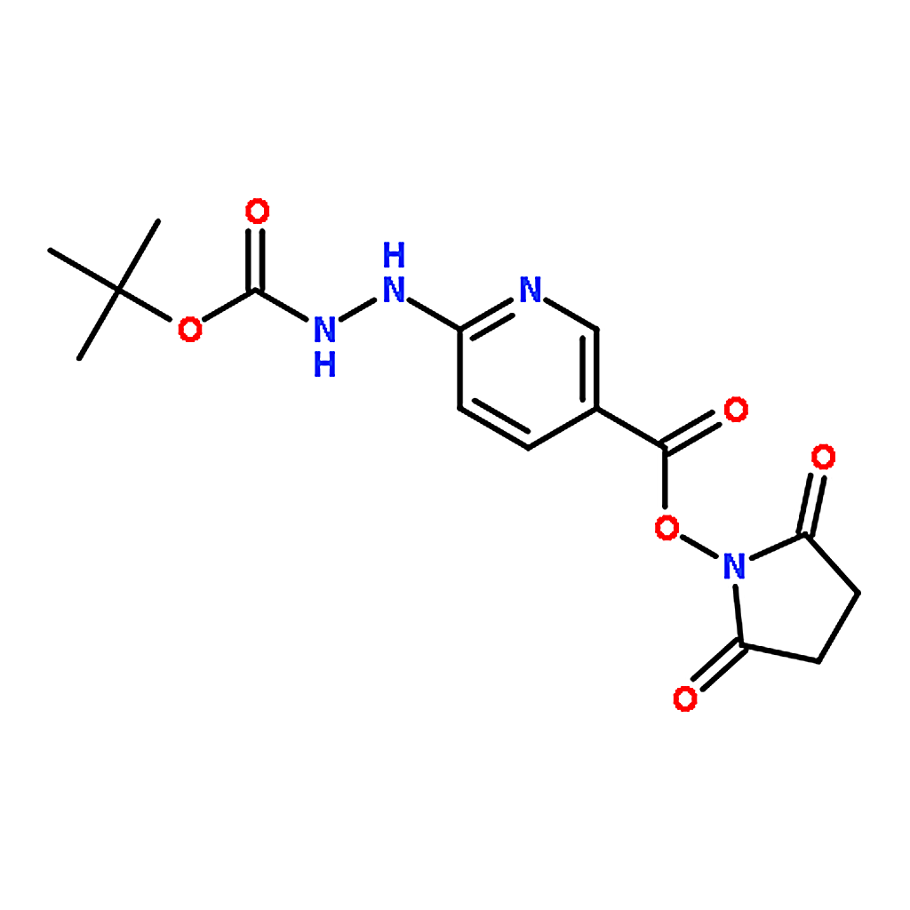 RHAWN 2,5-Dioxopyrrolidin-1-yl 6-(2-(tert-butoxycarbonyl)hydrazinyl)nicotinate