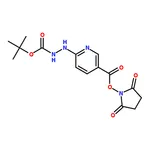 RHAWN 2,5-Dioxopyrrolidin-1-yl 6-(2-(tert-butoxycarbonyl)hydrazinyl)nicotinate