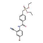 RHAWN Diethyl 4-((4-bromo-2-cyanophenyl)carbamoyl)benzylphosphonate