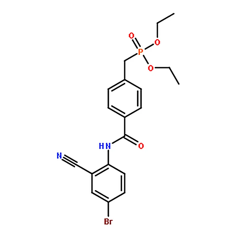 RHAWN Diethyl 4-((4-bromo-2-cyanophenyl)carbamoyl)benzylphosphonate