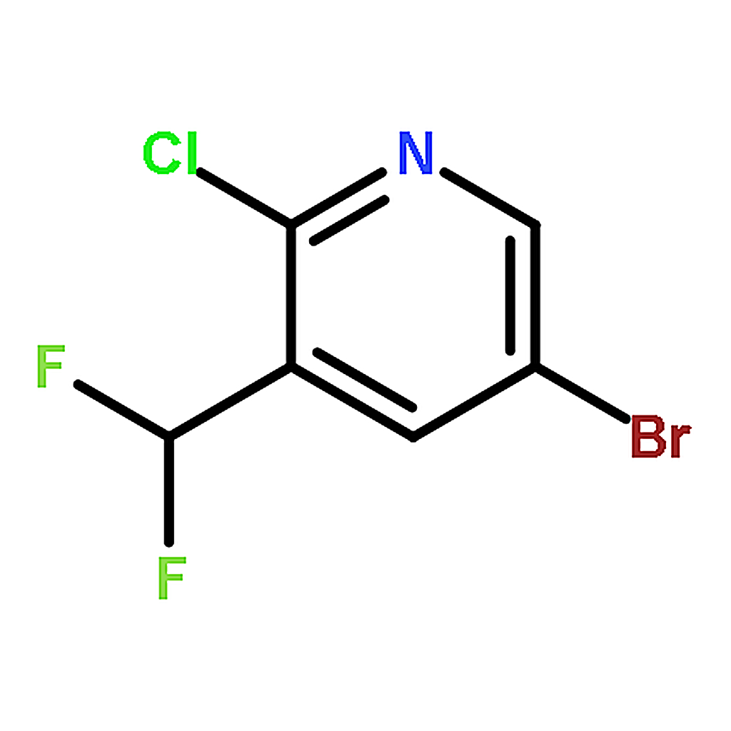 RHAWN 5-Bromo-2-chloro-3-(difluoromethyl)pyridine