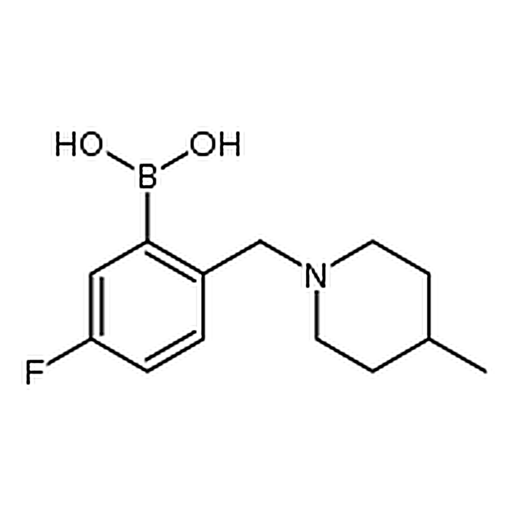 RHAWN (5-Fluoro-2-((4-methylpiperidin- 1-yl)methyl)phenyl)boronic acid