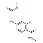RHAWN Methyl 2-((3-fluoro-4-(methylcarbamoyl)phenyl)amino)-2-methylpropanoate