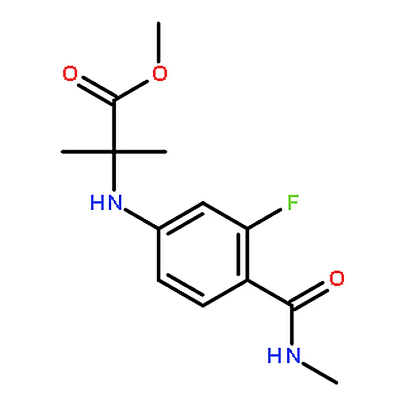 RHAWN Methyl 2-((3-fluoro-4-(methylcarbamoyl)phenyl)amino)-2-methylpropanoate