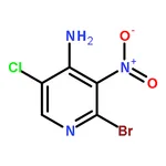 RHAWN 5-Bromo-2-chloro-3-nitropyridin-4-amine