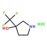 RHAWN 3-(Trifluoromethyl)pyrrolidin-3-ol hydrochloride