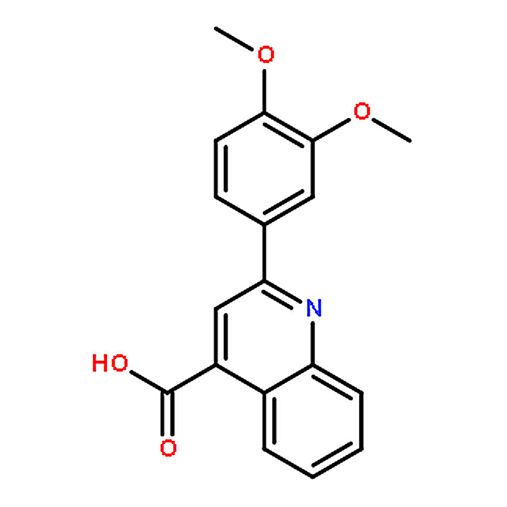 RHAWN 2-(3,4-Dimethoxyphenyl)quinoline-4-carboxylic acid