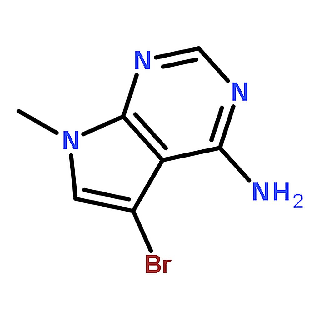 RHAWN 5-Bromo-7-methyl-7H-pyrrolo[2，3-d]pyrimidin-4-amine