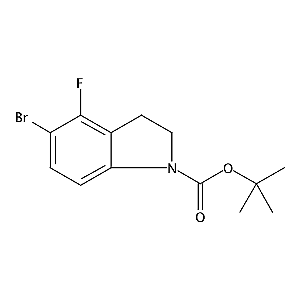 RHAWN tert-Butyl 5-bromo-4-fluoroindoline-1-carboxylate