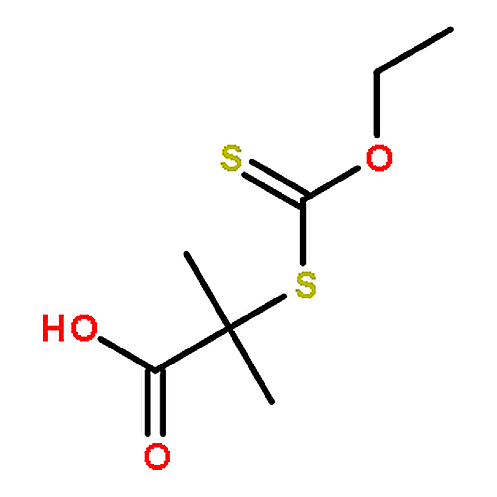 RHAWN 2-((Ethoxythioxomethyl)thio)-2-methylpropanoic acid
