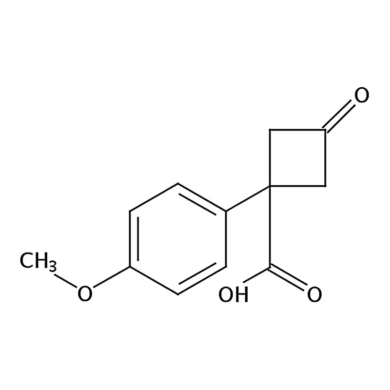 RHAWN 1-(4-Methoxyphenyl)-3-oxocyclobutanecarboxylic Acid