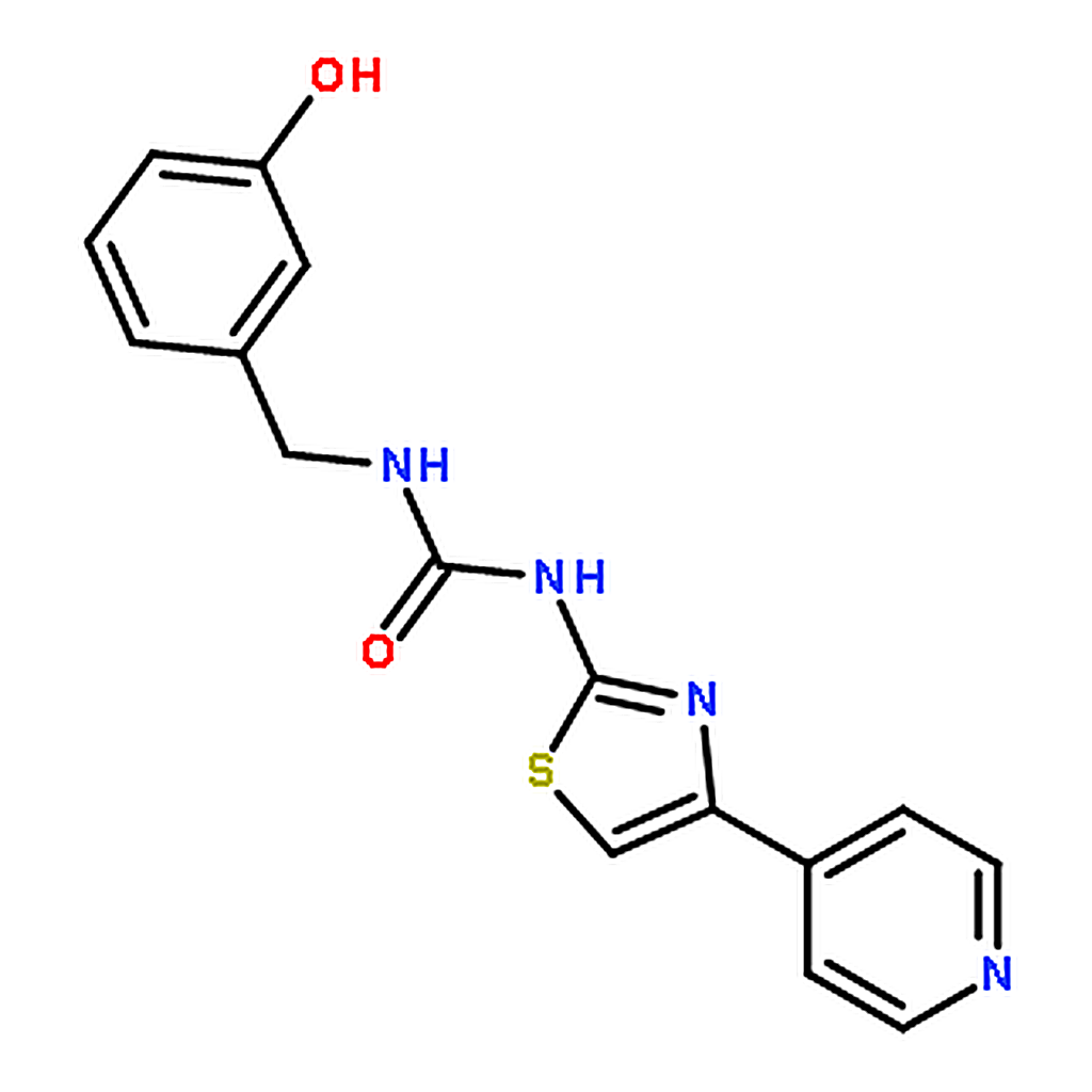 RHAWN 1-[(3-hydroxyphenyl)methyl]-3-(4-pyridin-4-yl-1,3-thiazol-2-yl)urea