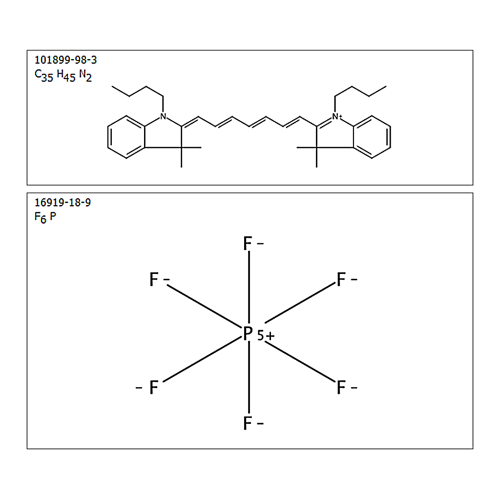 RHAWN 1,1'-Dibutyl-3,3,3',3'-tetramethylindotricarbocyanine Hexafluorophosphate