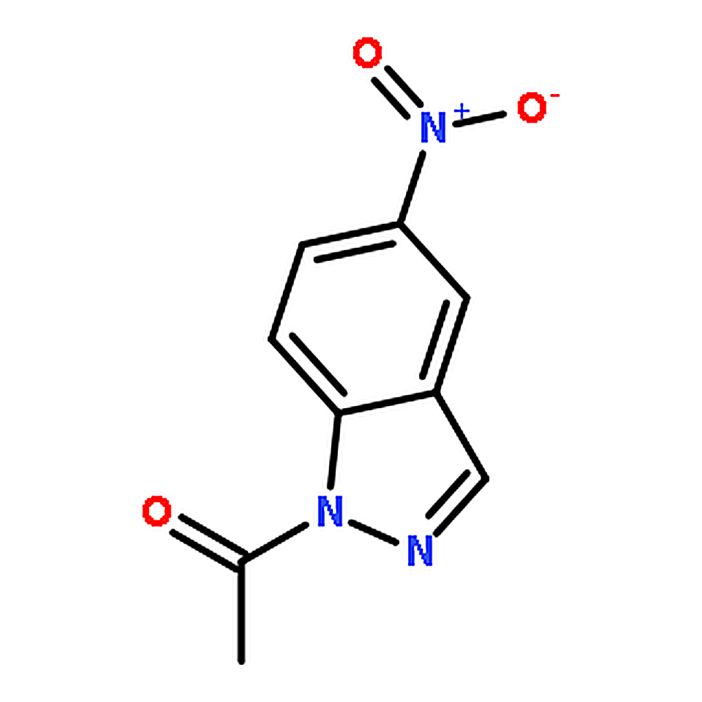 RHAWN 1-(5-Nitro-indazol-1-yl)-ethanone