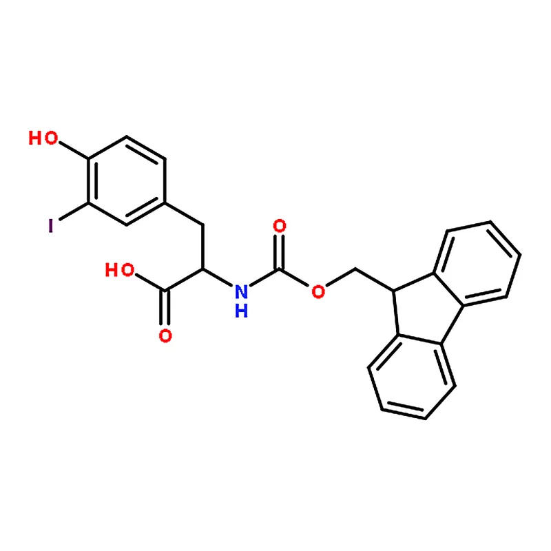 RHAWN (S)-2-((((9H-Fluoren-9-yl)methoxy)carbonyl)amino)-3-(4-hydroxy-3-iodophenyl)propanoic acid