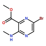 RHAWN Methyl 6-bromo-3-(methylamino)pyrazine-2-carboxylate