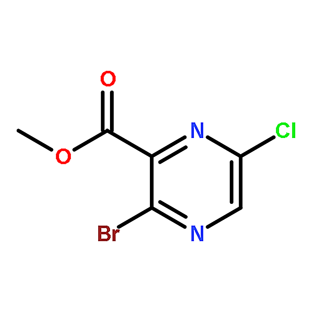 RHAWN Methyl 3-bromo-6-chloropyrazine-2-carboxylate
