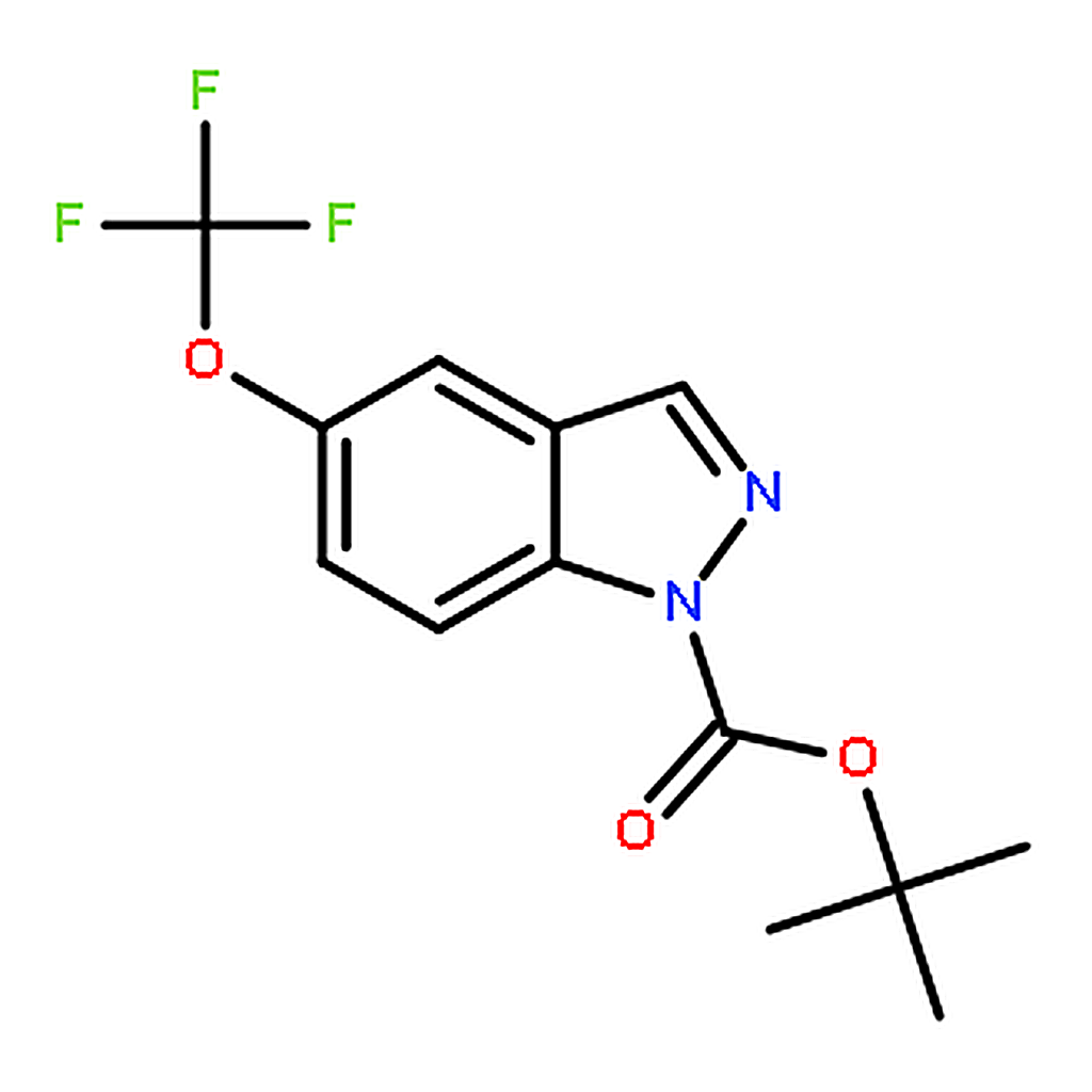 RHAWN tert-Butyl 5-(trifluoromethoxy)-1H-indazole-1-carboxylate