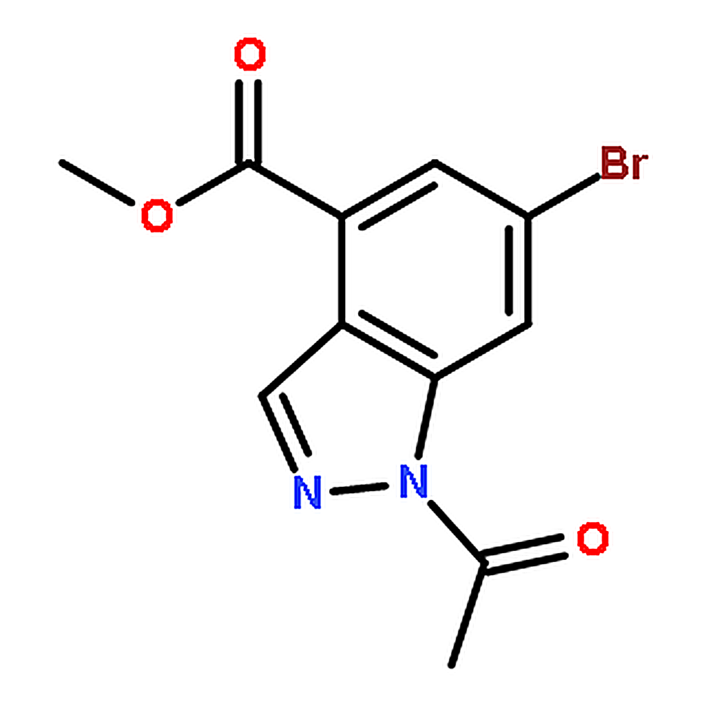 RHAWN Methyl 1-Acetyl-6-bromo-1H-indazole-4-carboxylate