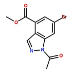 RHAWN Methyl 1-Acetyl-6-bromo-1H-indazole-4-carboxylate