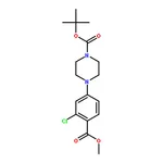 RHAWN Methyl 4-(4-Boc-1-piperazinyl)-2-chlorobenzoate