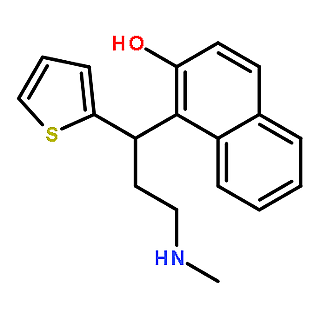 RHAWN 1-(3-(Methylamino)-1-(thiophen-2-yl)propyl)naphthalen-2-ol