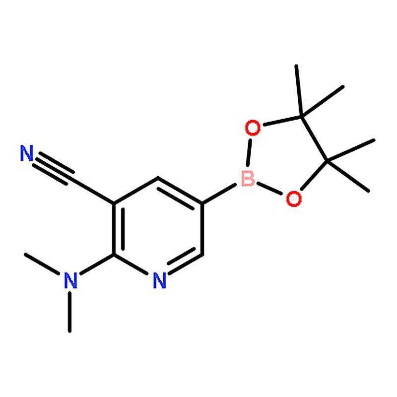 RHAWN 2-(Dimethylamino)-5-(4,4,5,5-tetramethyl-1,3,2-dioxaborolan-2-yl)nicotinonitrile