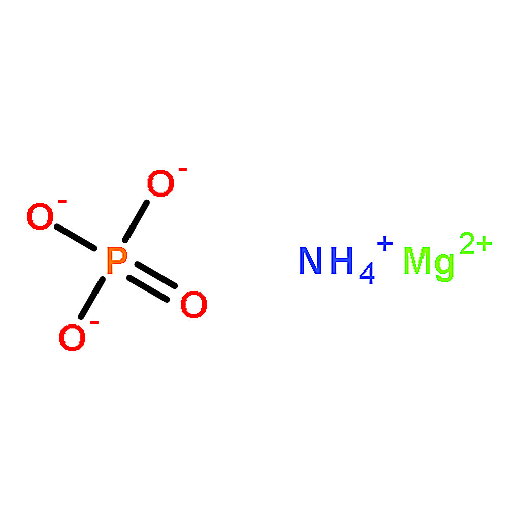 RHAWN Ammonium magnesium phosphate hexahydrate