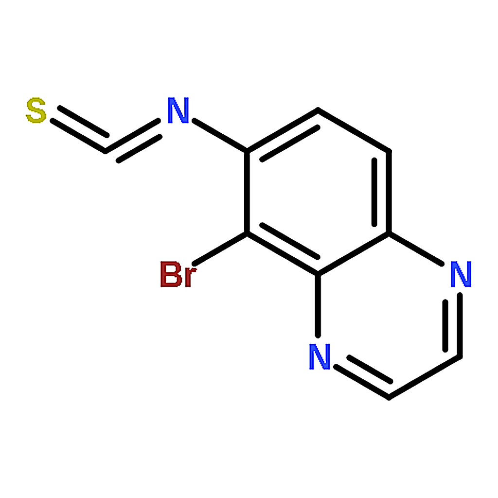 RHAWN 5-Bromo-6-isothiocyanatoquinoxaline