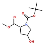 RHAWN (2R,4S)-1-tert-Butyl 2-methyl 4-hydroxypyrrolidine-1,2-dicarboxylate