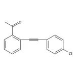 RHAWN 1-(2-((4-chlorophenyl)ethynyl)phenyl)ethanone