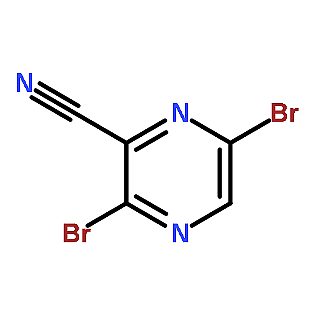 RHAWN 3，6-Dibromopyrazine-2-Carbonitrile