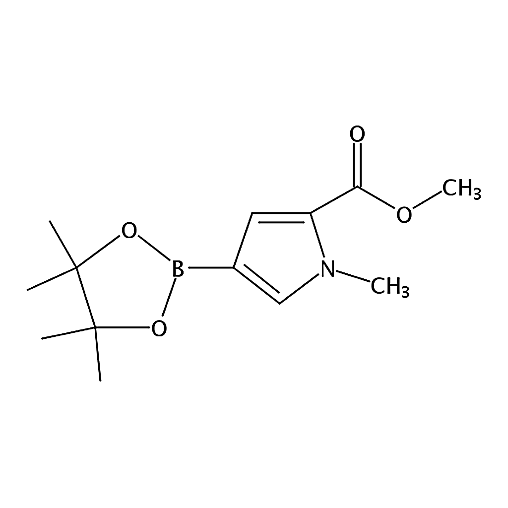 RHAWN Methyl 1-methyl-4-(4,4,5,5-tetramethyl-1,3,2-dioxaborolan-2-yl)-1H-pyrrole-2-carboxylate