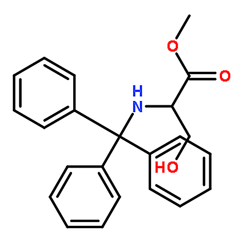 RHAWN Methyl 3-hydroxy-2-(tritylamino)propanoate