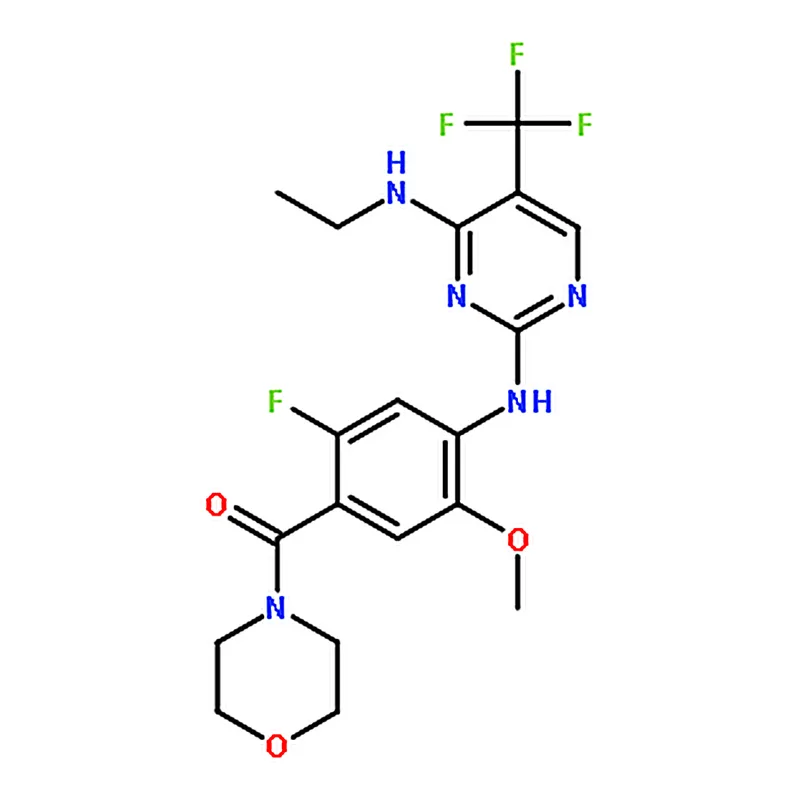 RHAWN (4-((4-(Ethylamino)-5-(trifluoromethyl)pyrimidin-2-yl)amino)-2-fluoro-5-methoxyphenyl)(morph