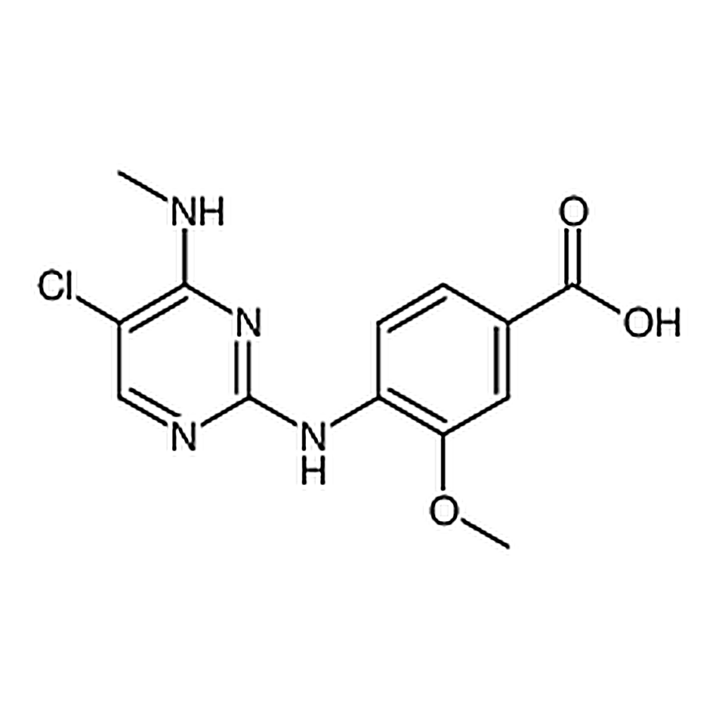 RHAWN 4-((5-Chloro-4-(methylamino)pyrimidin-2-yl)amino)-3-methoxybenzoic acid