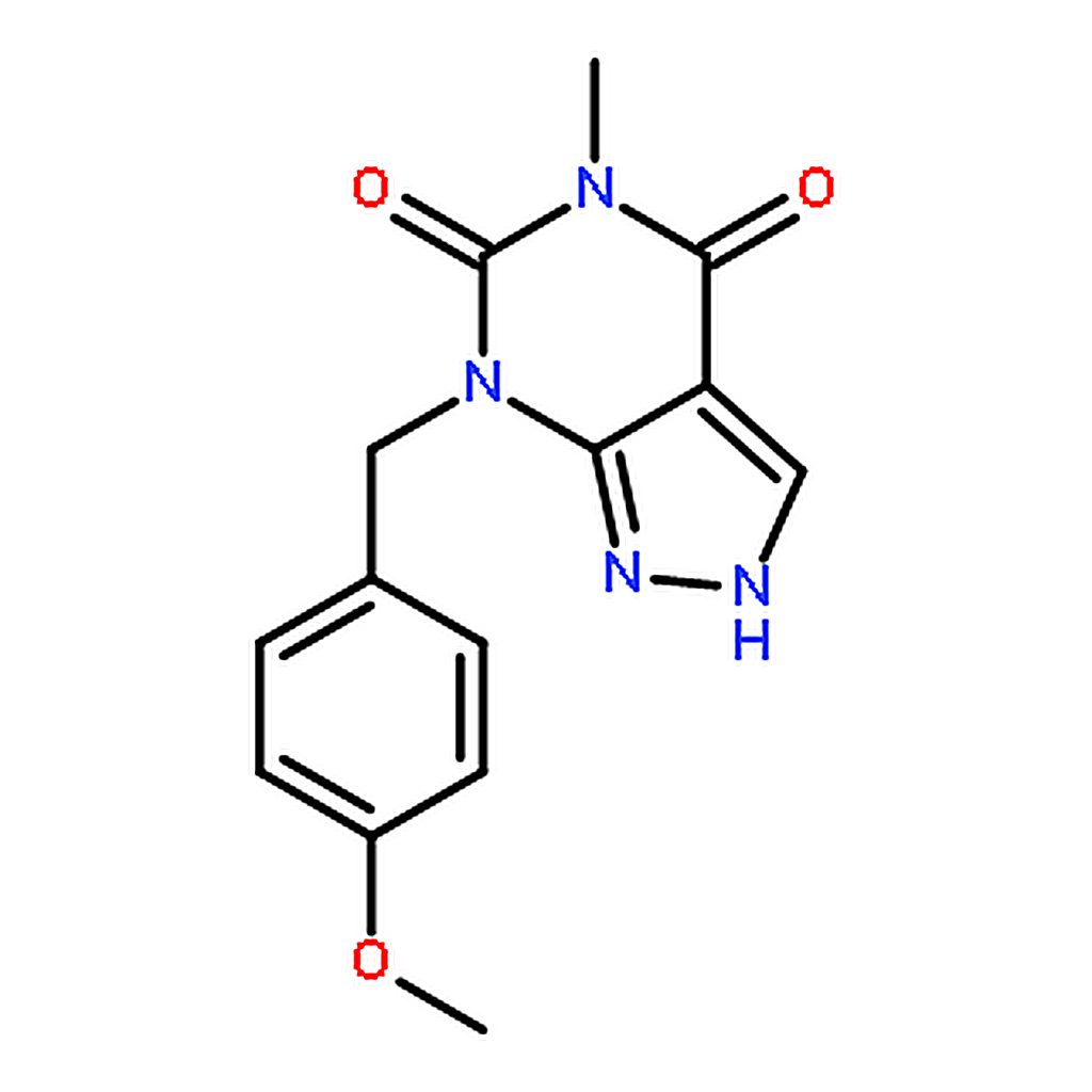 RHAWN 7-(4-Methoxybenzyl)-5-methyl-2H-pyrazolo[3，4-d]pyrimidine-4，6(5H，7H)-dione