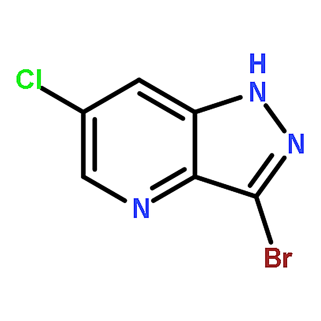 RHAWN 3-Bromo-6-chloro-1H-pyrazolo[4,3-b]pyridine