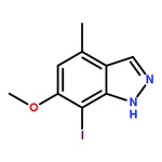 RHAWN 7-Iodo-6-methoxy-4-methyl-1H-indazole