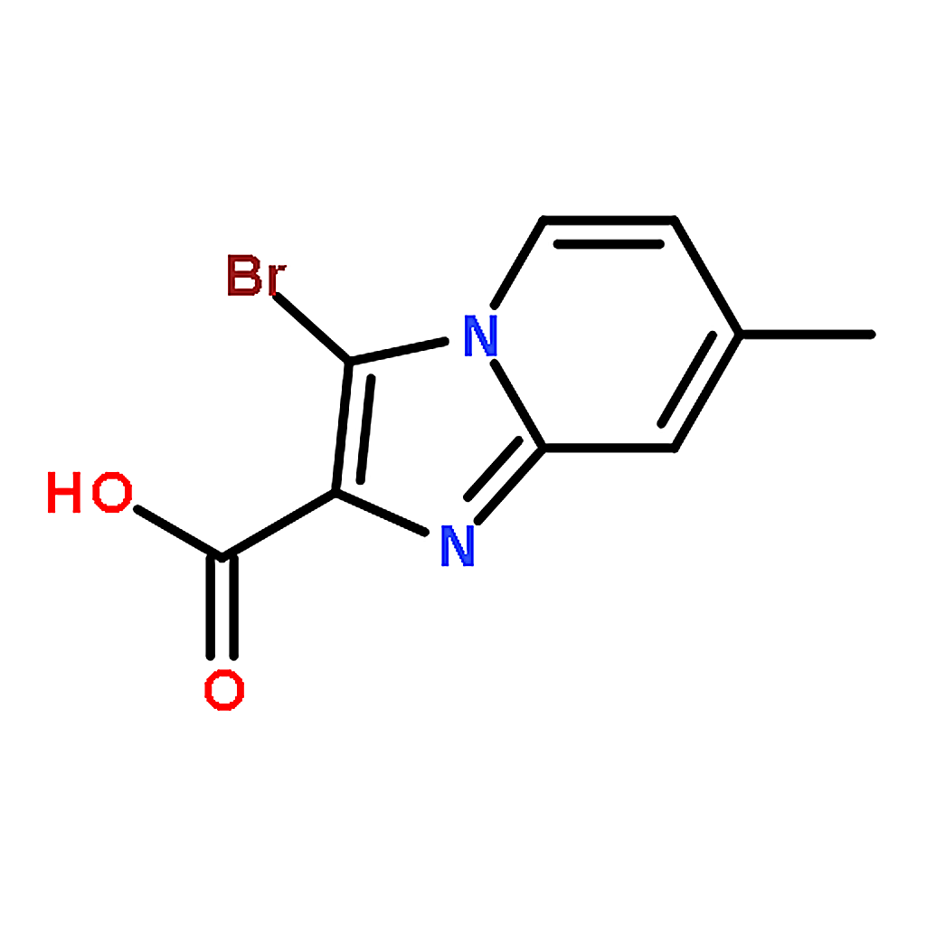 RHAWN 3-Bromo-7-methylimidazo[1,2-a]pyridine-2-carboxylic acid