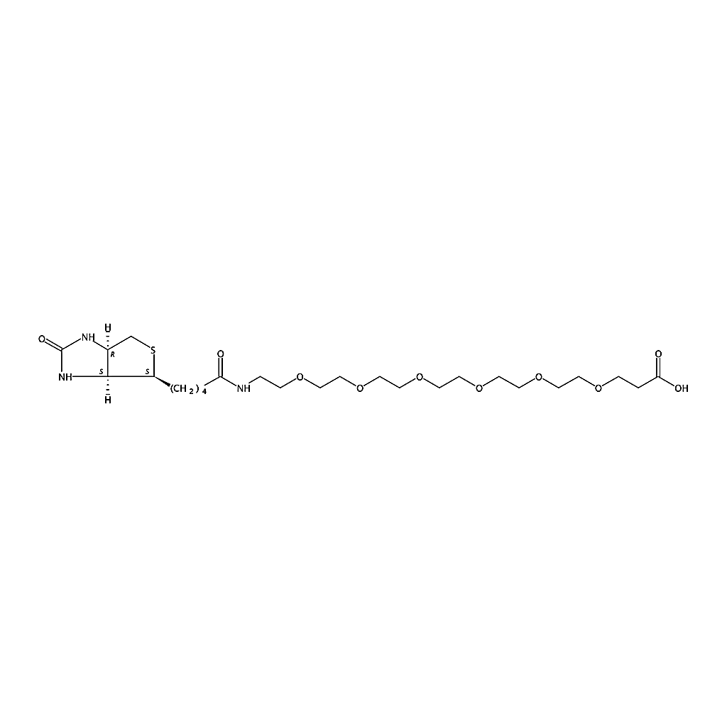 RHAWN 21-[D(+)-Biotinylamino]-4，7，10，13，16，19-hexaoxaheneicosanoic acid